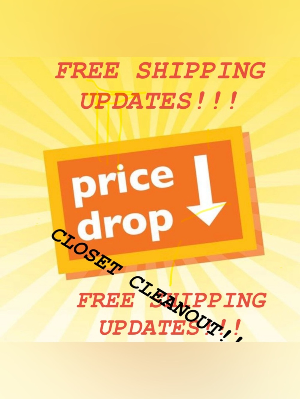 Price Drops~Free Shipping~Clearance items!!!